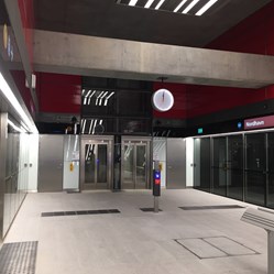 Skilt-Metro