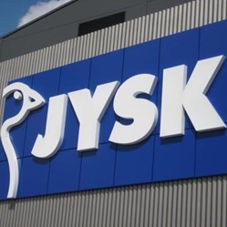 Jysk-Vægskilt